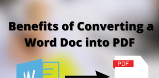 Benefits of Converting a Word Doc into PDF