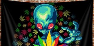 weed tapestry
