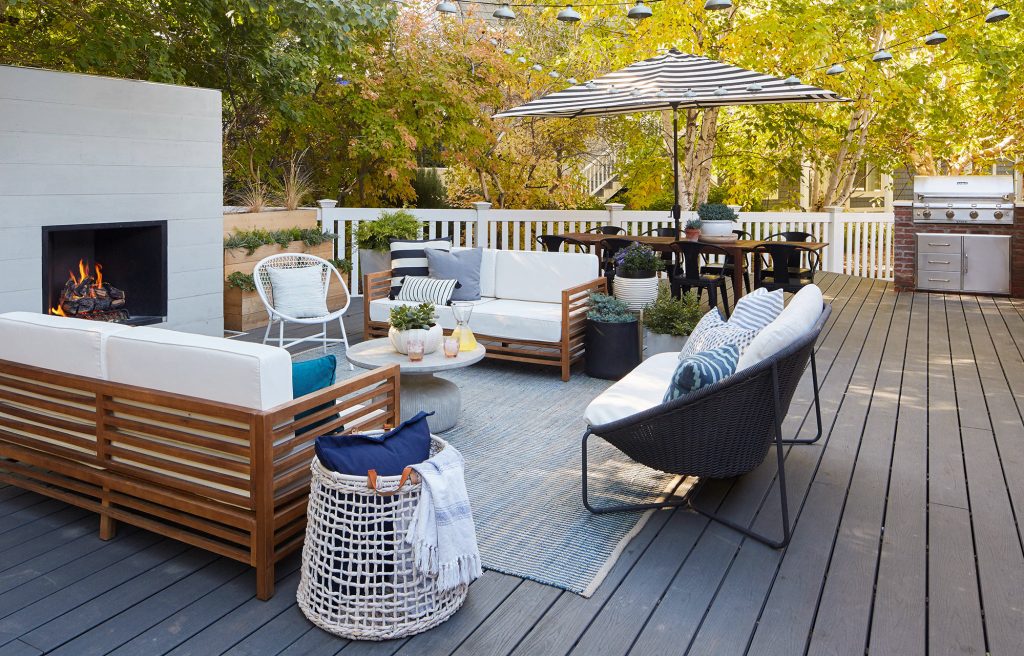 Make a secluded seating area.